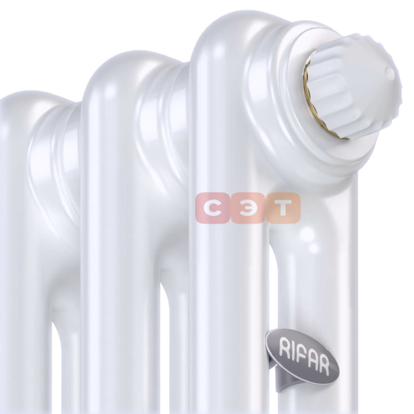 Радиатор стальной 2х трубный Rifar TUBOG 04 секции (в. 1800мм, подкл. -  донное левое/правое, ТЕРМОКЛАПАН)